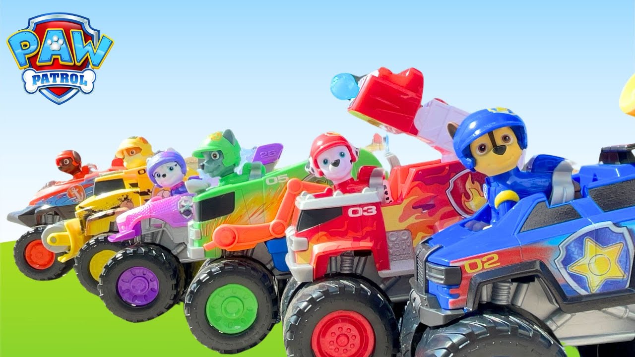Super Muddy Paw Patrol Rescue Wheels! Can You Help Us Clean Them?
