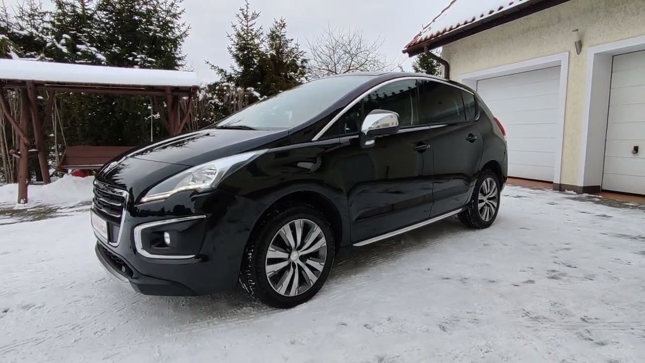 Peugeot 3008 czarny 2016r 1,6 benzyna