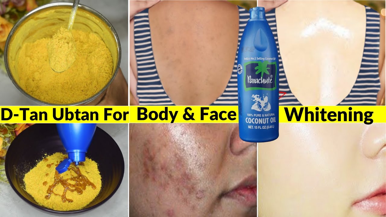 Летний отбеливающий скраб-пудра D-Tan Ubtan — удаляет загар и пигментацию — очищает от стойких за...