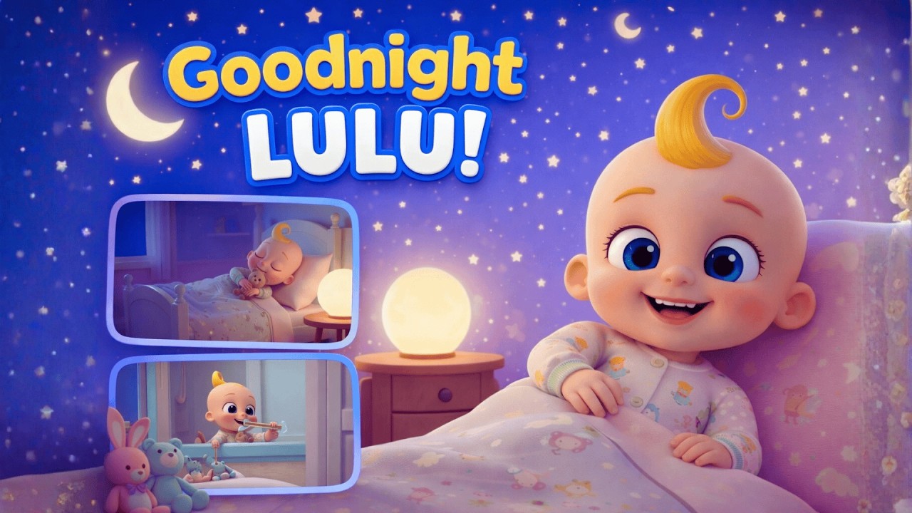 Bedtime Routine Song 🌙 | Lulu Gets Ready for Bed | Nursery Rhyme – Fluffy Lulu TV