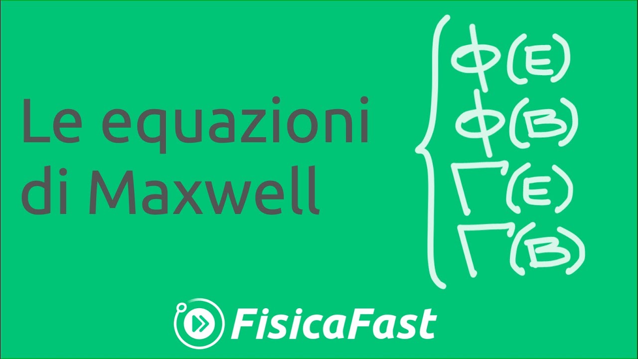 Le equazioni di Maxwell [lezione di fisica]