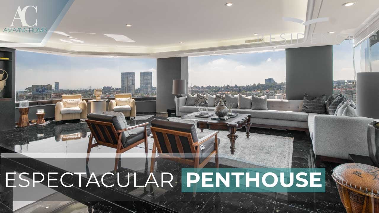 Penthouse con increíbles vistas en Bosques de las Lomas, CDMX