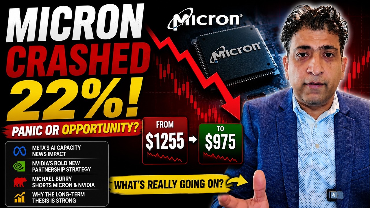 Why Micron Stock Crashed (And Why I'm Not Selling)
