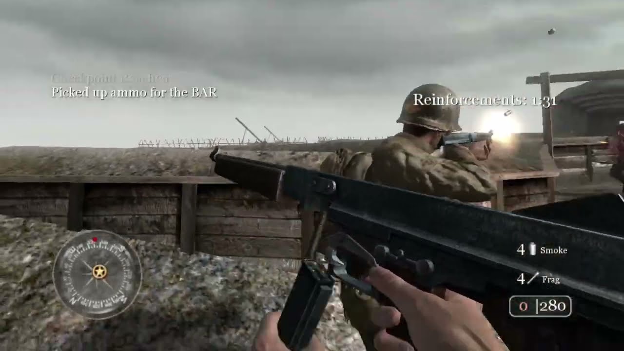 Dr. Dross plays Call of Duty 2 Part 8: Pointe Du Hoc