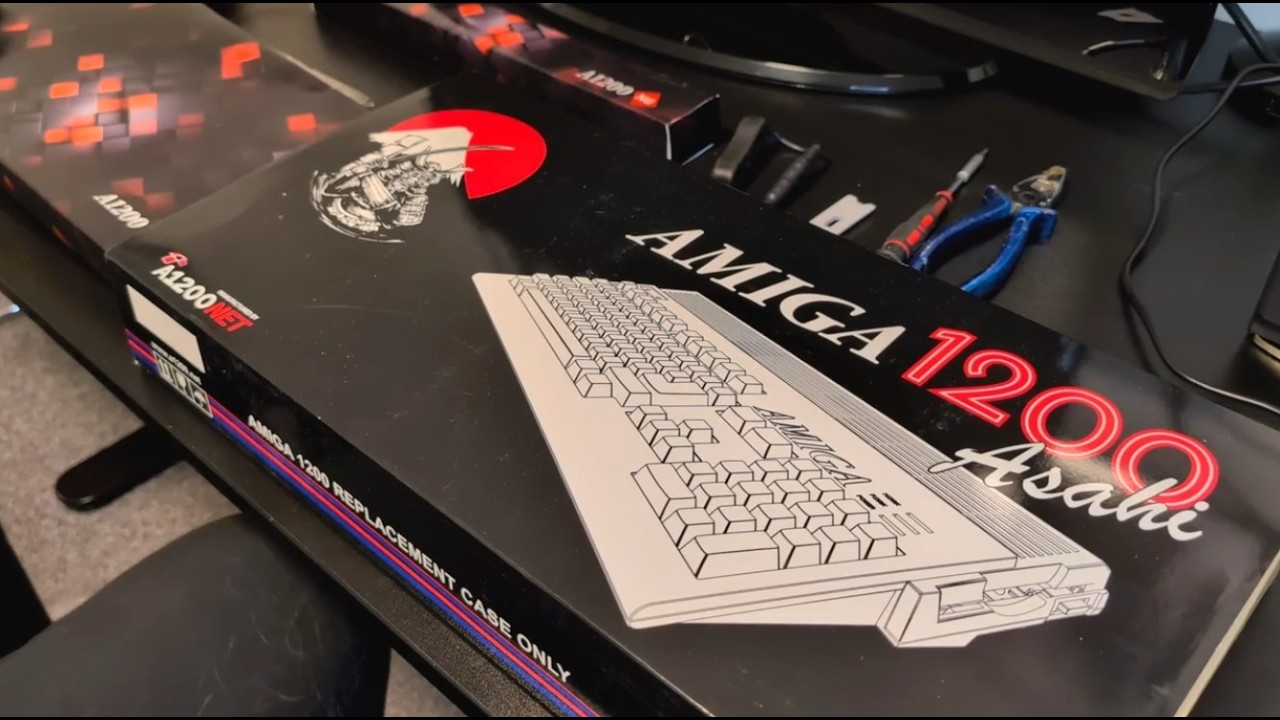 Assembling an A1200NG in a Asahi Red Case