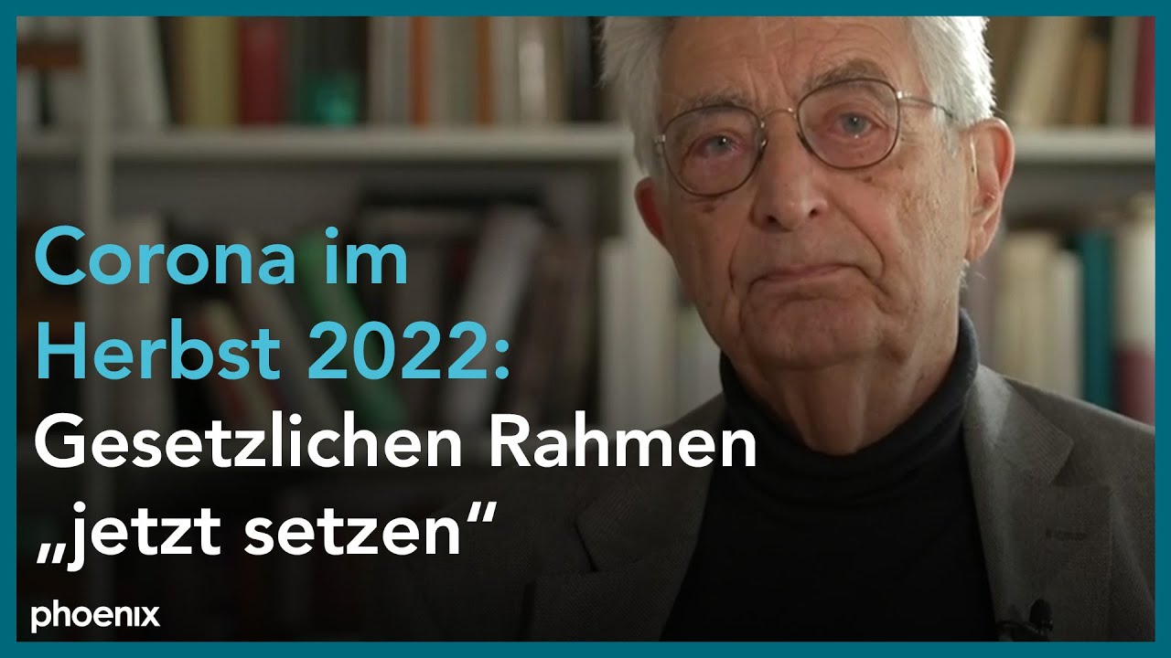 phoenix tagesgespräch mit Gerhart Baum (FDP) am 09.06.22