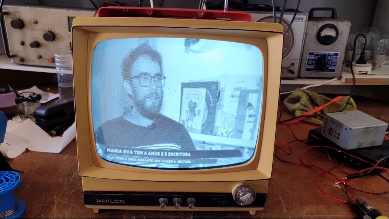 Conserto: TV Antiga Philco Topo Gigio (1971)