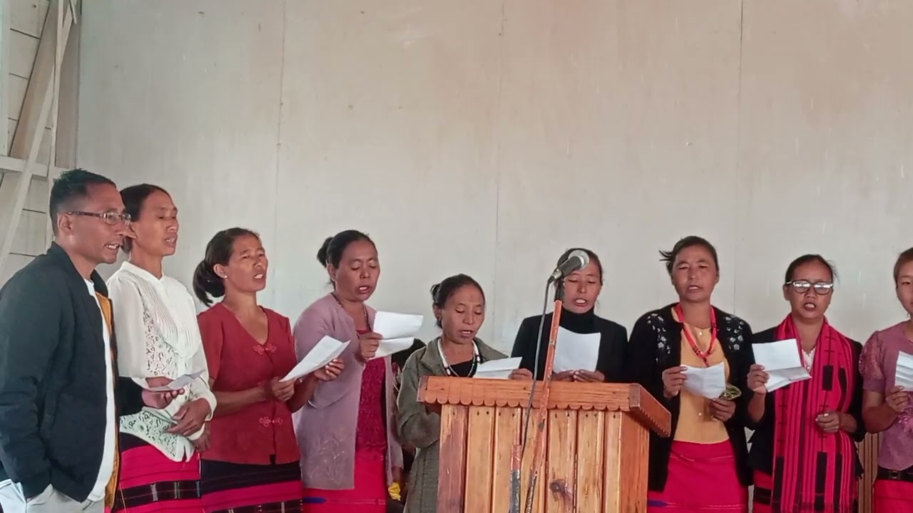Longkimvong Baptist Borü Women Department.Rev Throngkiuba pastor pankham lukhi mungchi 