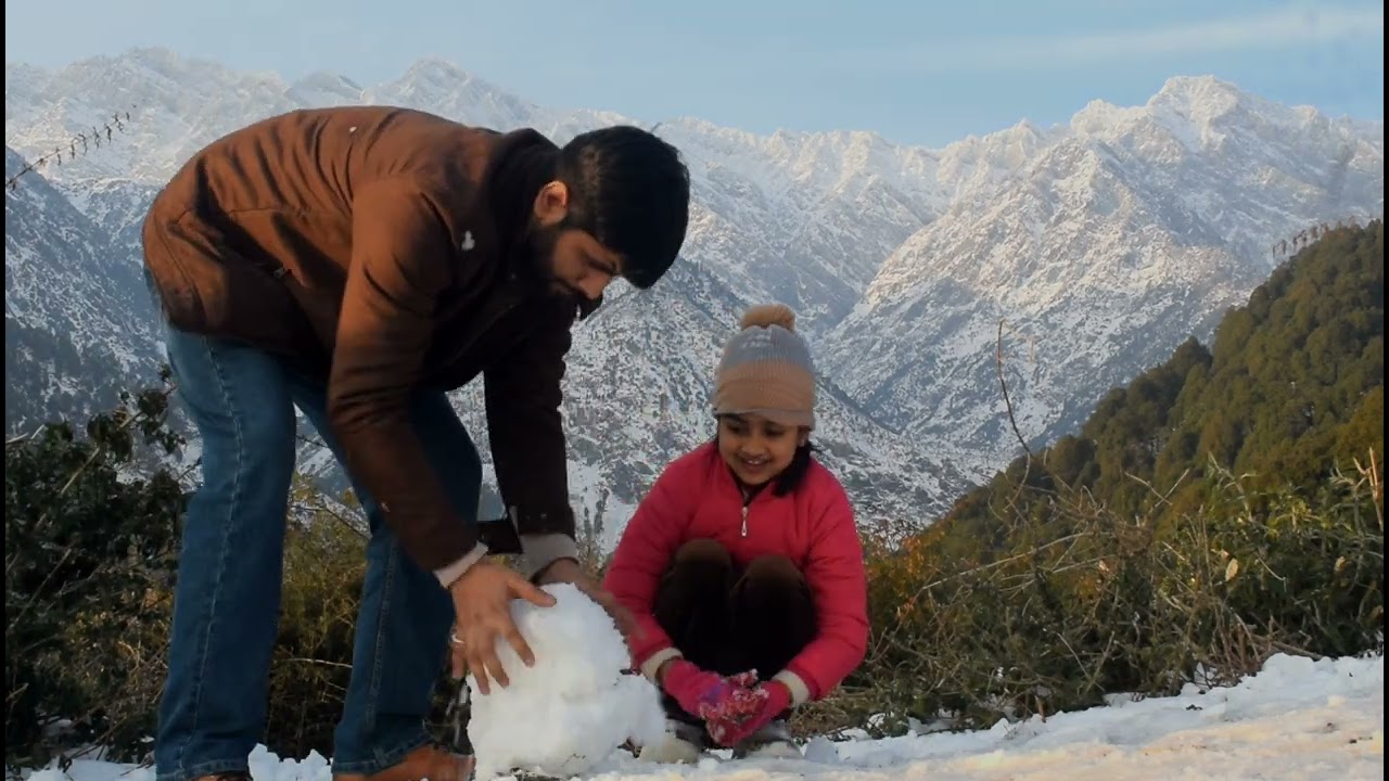 SNOWFALL IN PALAMPUR after 10 years  Chalooooo |Old Vindhyawasini view point