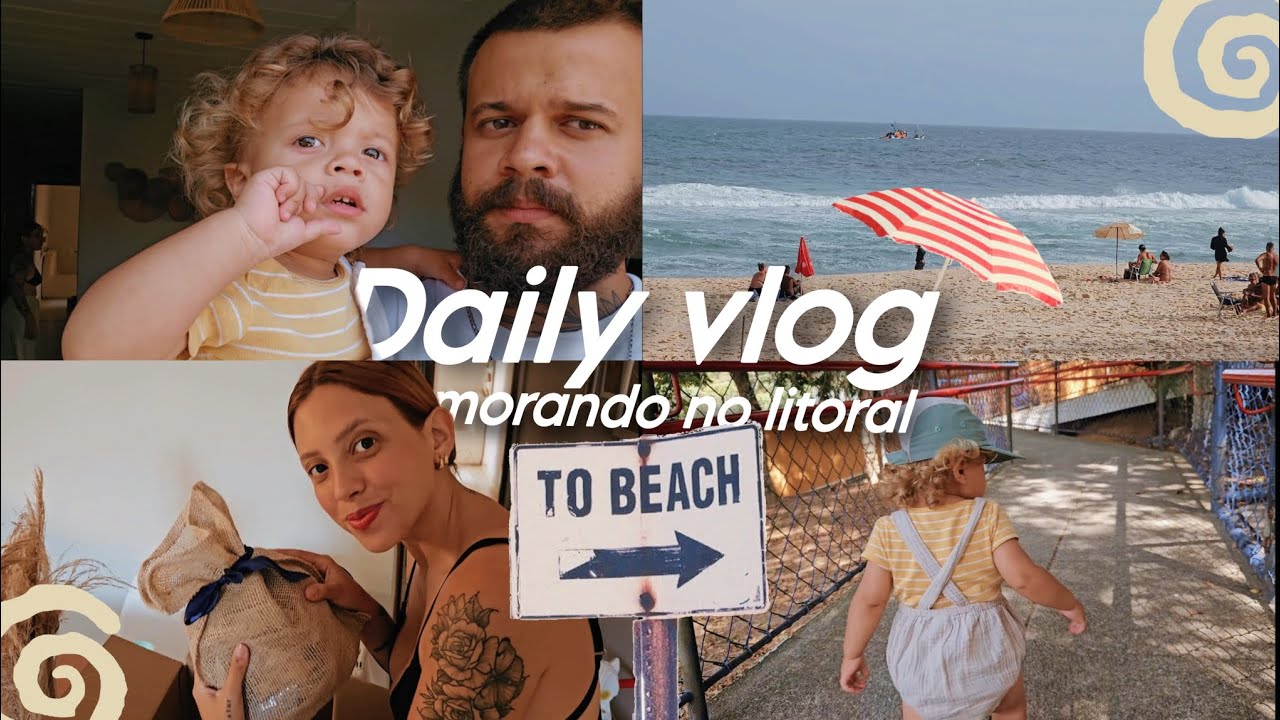 Como é de verdade UM DIA NO LITORAL? com filhos, casa e trabalho… 🏖🍃