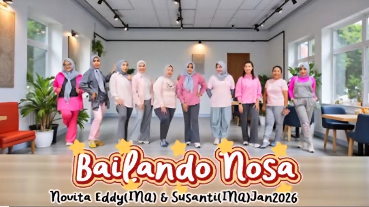 Bailanda Nosa linedance || Novita Eddy(INA) & Susanty(INA)Jan2026|| high beginner|| Dancing Queen