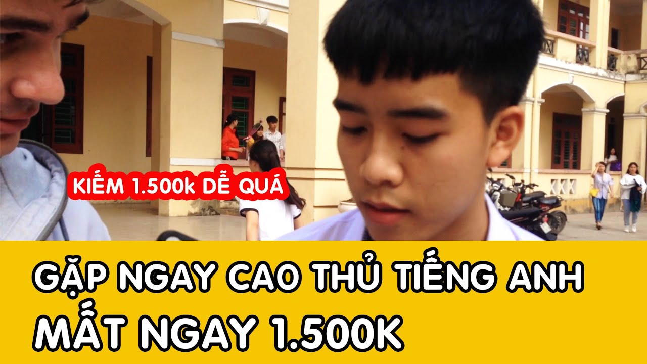 Cao thủ kiếm 500K chưa đến 30 giây| Phỏng vấn tiếng anh - Anh Ngữ Baboo
