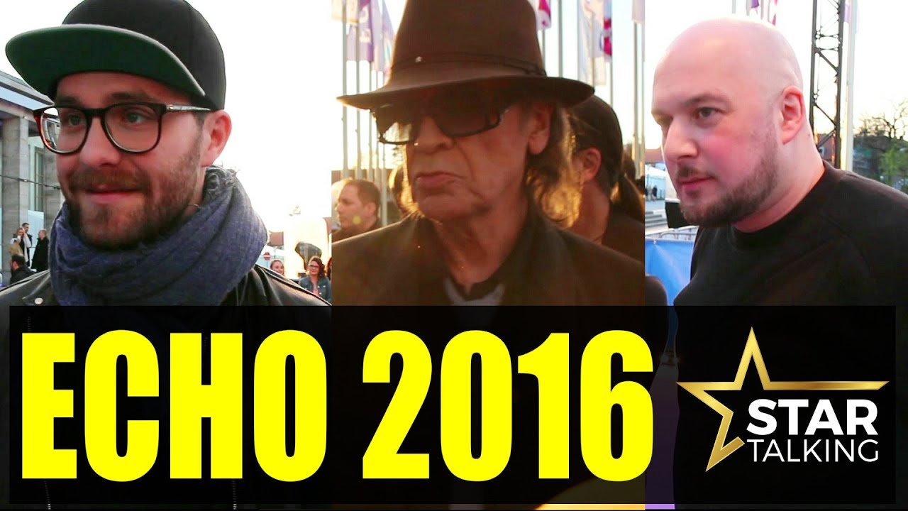 ECHO 2016: Udo Lindenberg, Mark Forster, Kool Savas, Madcon, Gina Lisa