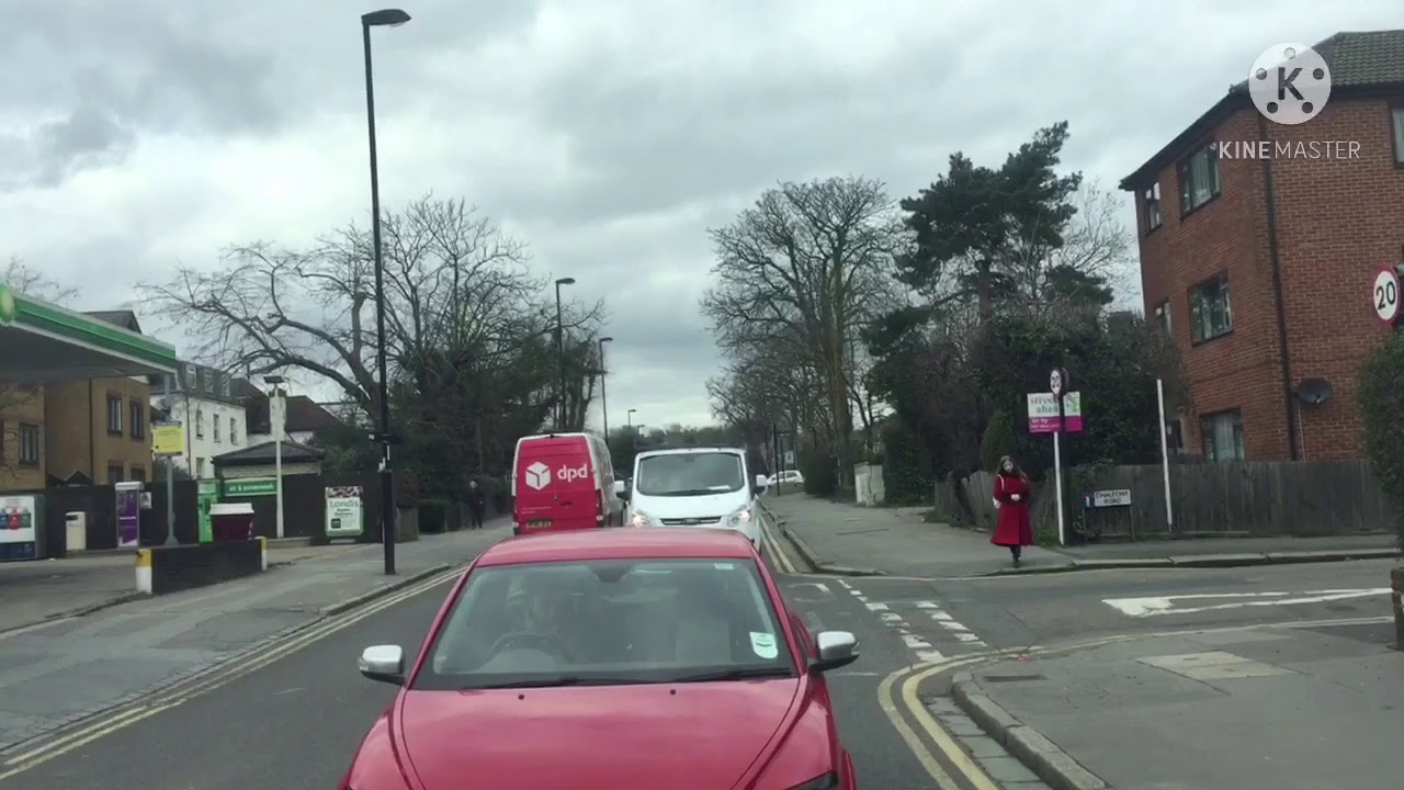 PRV+Diversion London bus route 410 crystal palace- Towpath Way