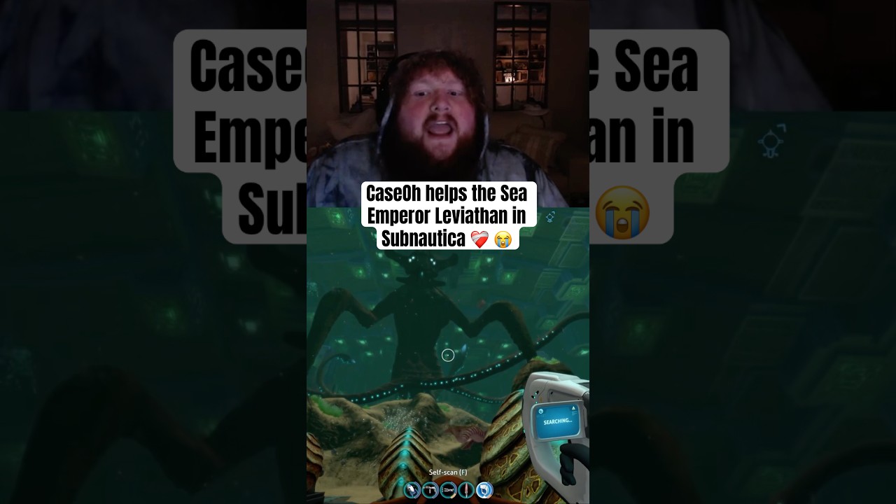 CaseOh помогает морскому императору Левиафану и исцеляет себя в Subnautica ❤️&zwj;🩹 😭