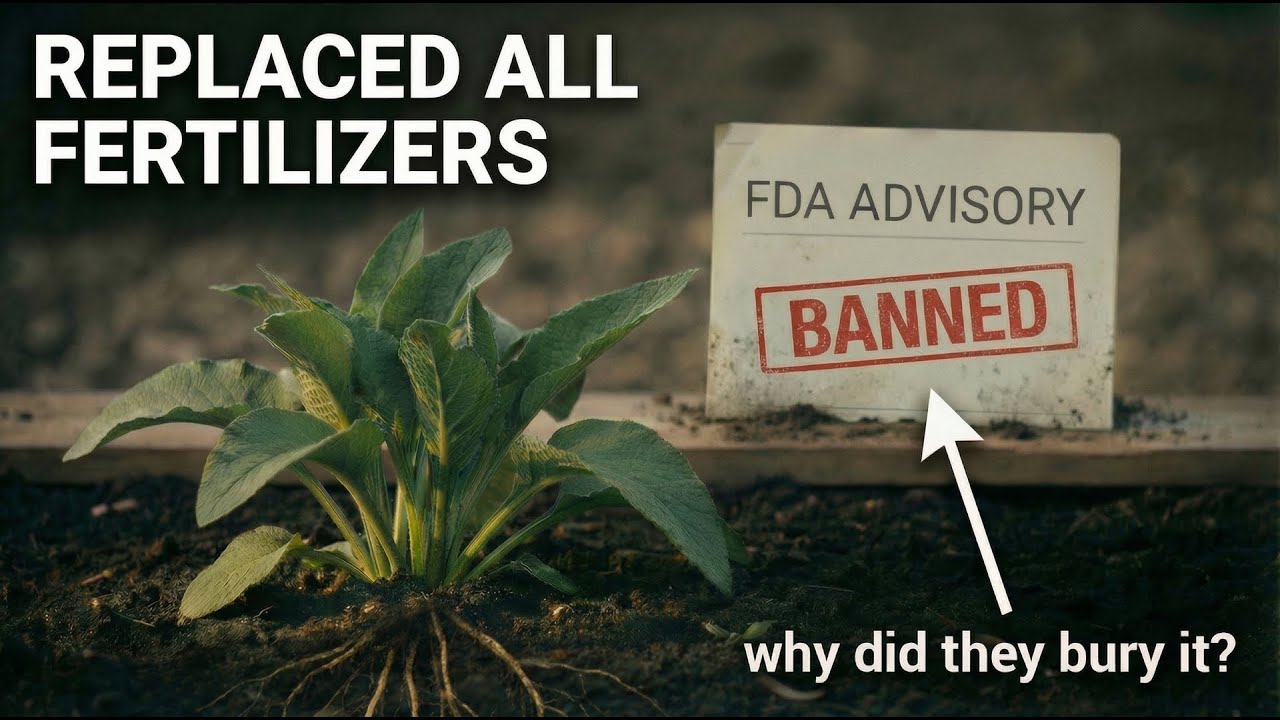 The Plant That REPLACED All Fertilizers: Why Did FDA Ban It?