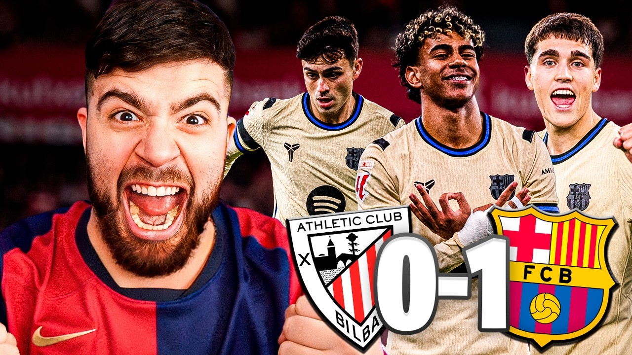 BARCELONA TRIUNFA 1-0 EN SAN MAMÉS CON GOLAZO DE LAMINE YAMAL ¿VICTORIA CON MÍSTICA DE CAMPEÓN?
