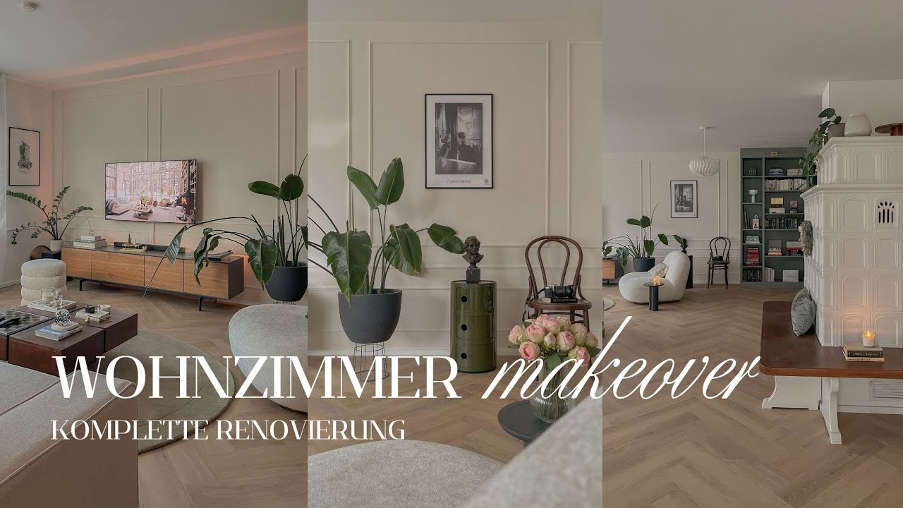 Extreme Wohnzimmer Renovierung / Vorher & Nachher