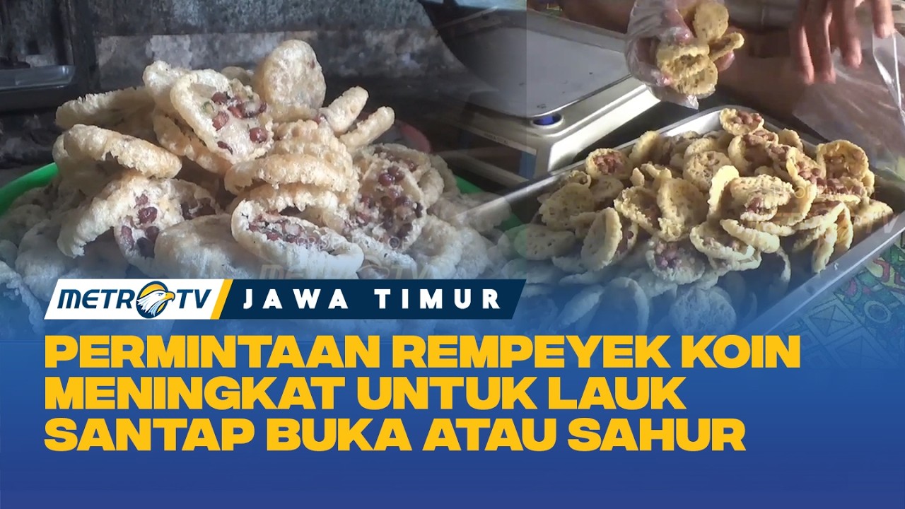 Berkah Ramadan, Permintaan Rempeyek Koin di Tulungagung Meningkat