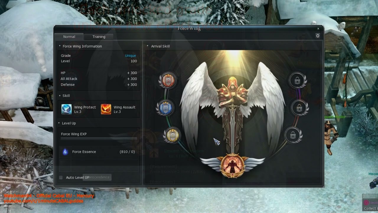 Обновленное руководство Force Wing (2023) &mdash; Cabal Online