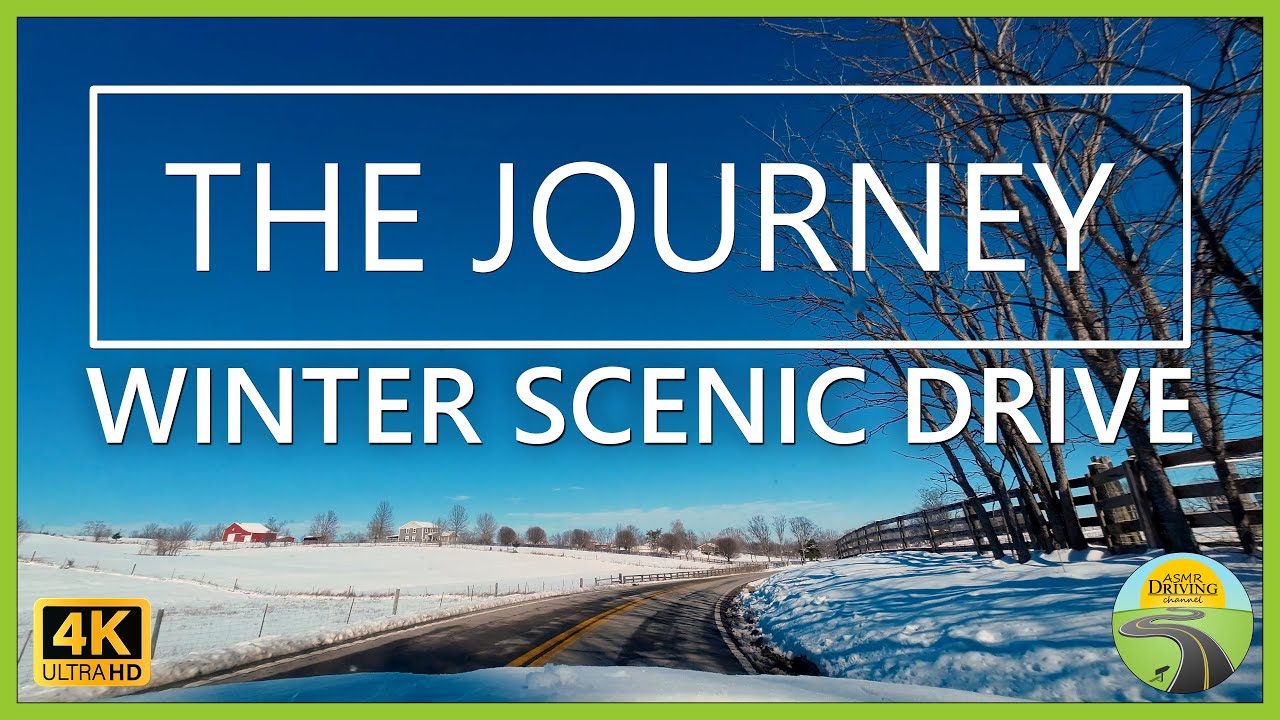 Winter Afternoon Drive, Snowy Landscapes, Sunshine & Quiet Towns - January 12, 2025