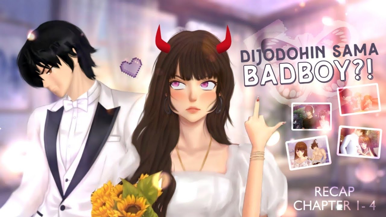 DIJODOHIN SAMA BADBOY?!! — [FLUTTERBY FULL RECAP CHAPTER 1-4]  — MINISERIES #sakuraschoolsimulator 