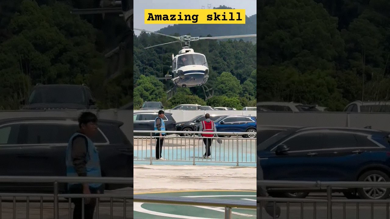 Amazing Helicopter Pilot Skill👌#ytshorts #shorts #viral