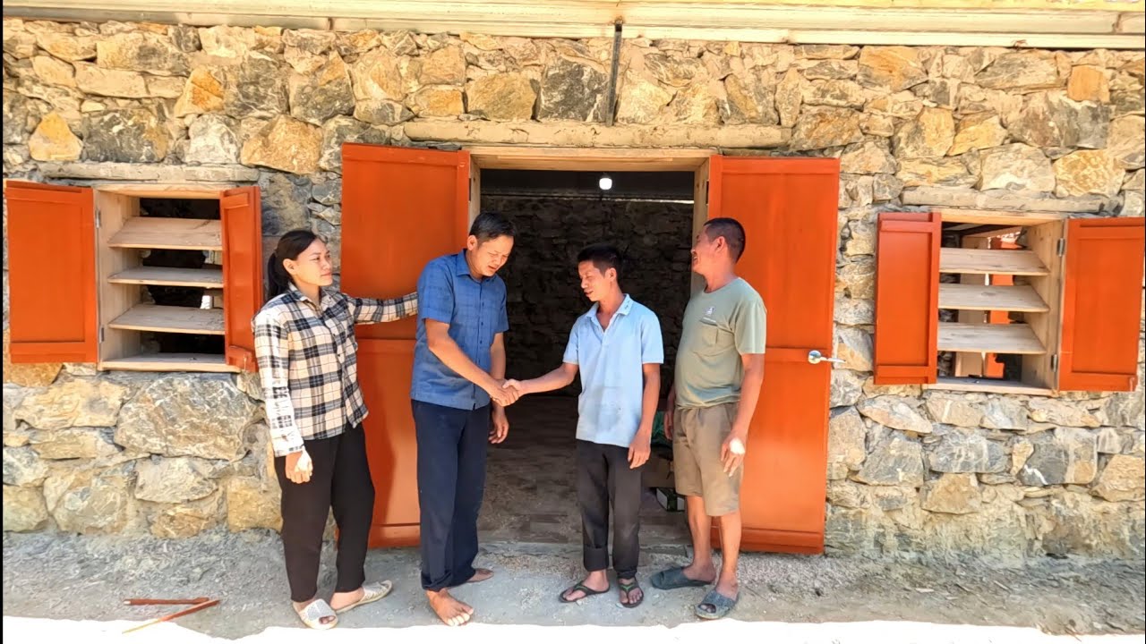Doors Opening to a Warm Home &ndash; The Stone House Finally Completed. Ly Vy Ca 