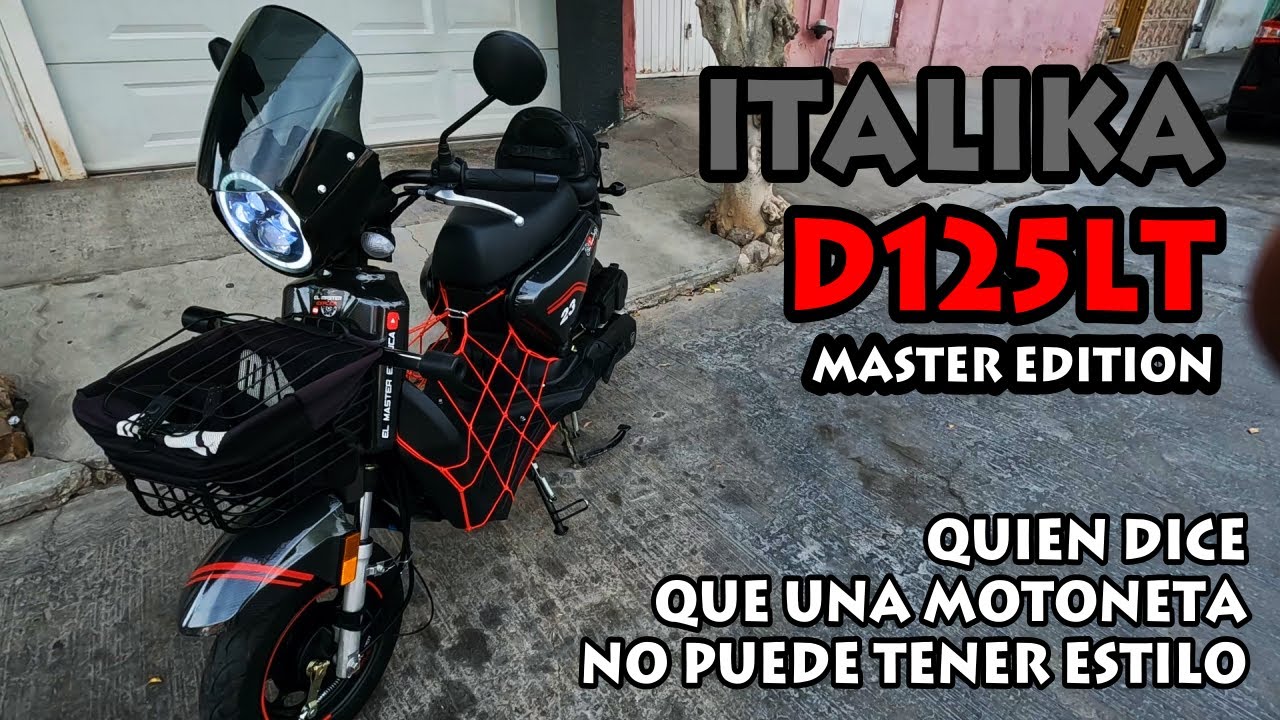 D125lt MTR Edition | la moto no te da estilo, tu le das estilo a tu moto | scooter motoneta tuning