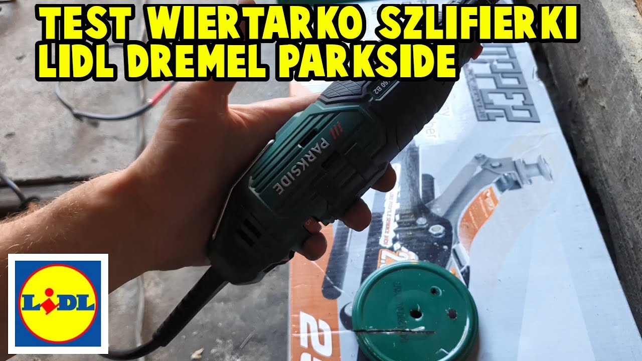 Unboxing i krótki test multiszlifierki Parkside PFBS 160 B2 LIDL Dremel