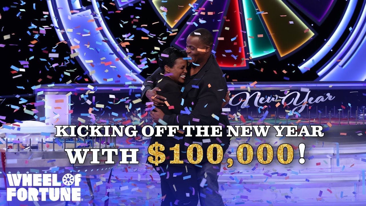 Starting 2024 with a $100,000 WINNER! | Wheel of Fortune