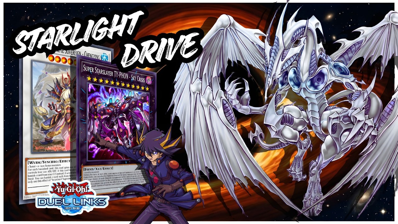 STARDUST DRAGON DECK DUEL LINKS | STARLIGHT DRIVE RANKED GAMEPLAY & COMBOS