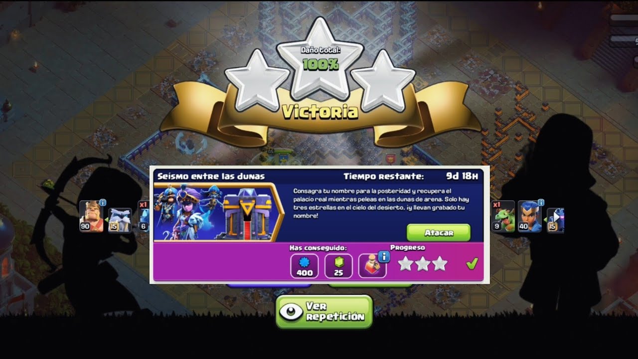 Ven y DESCUBRE cómo se COMPLETA el NUEVO DESAFÍO de Seísmo entre las dunas | En Clash of Clans 