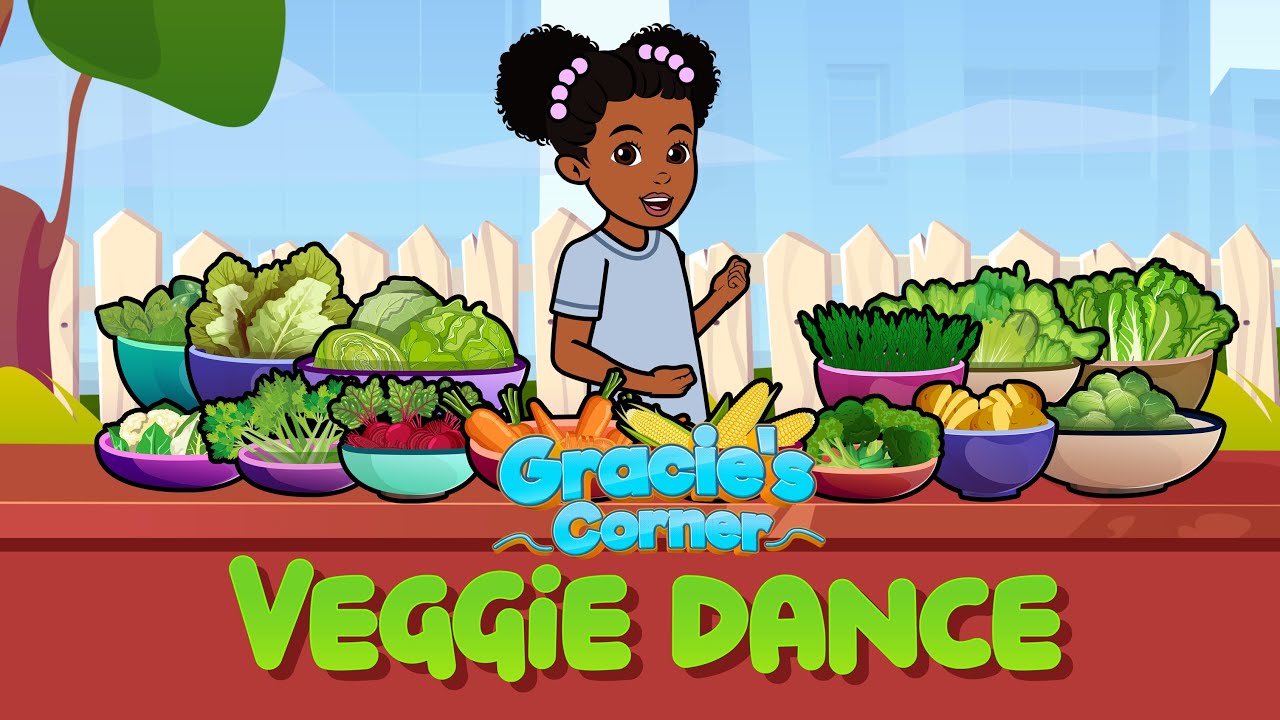 Veggie Dance | Eating Healthy with Gracie&rsquo;s Corner | Nursery Rhymes + Kids Songs