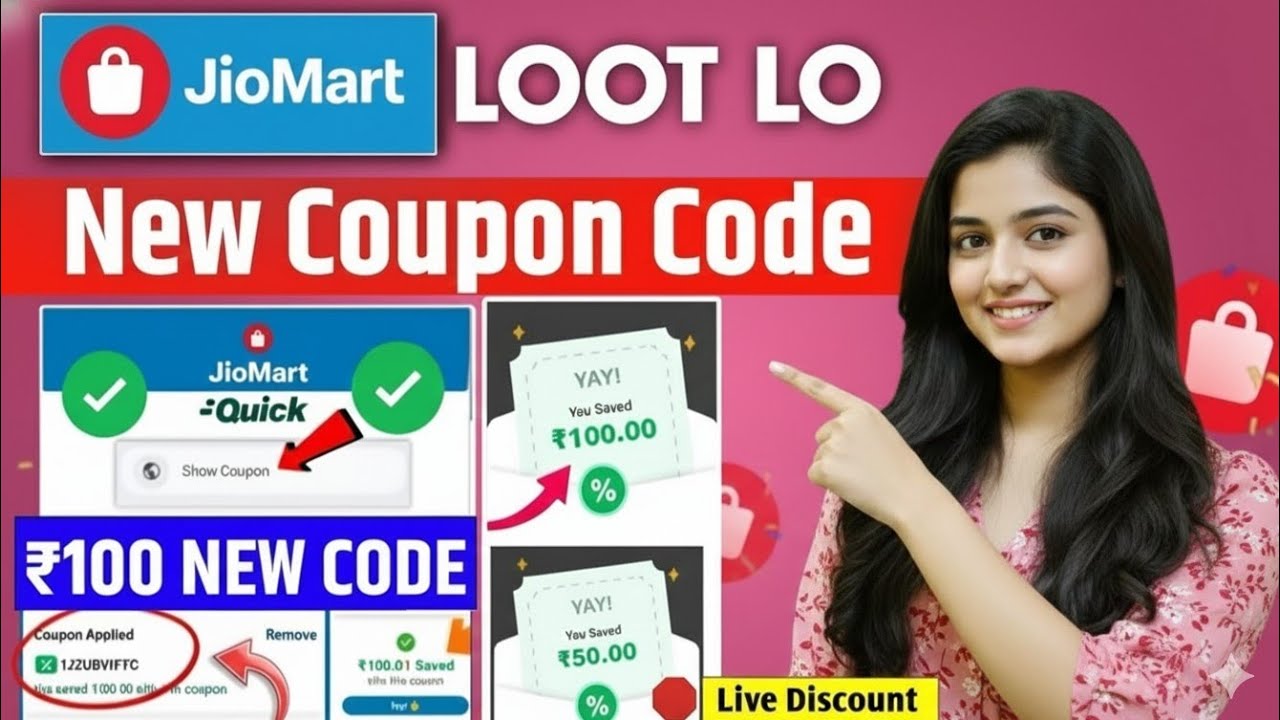 Jiomart Discount Coupon Code for Old and New Users | Latest Jio Mart offers and sale