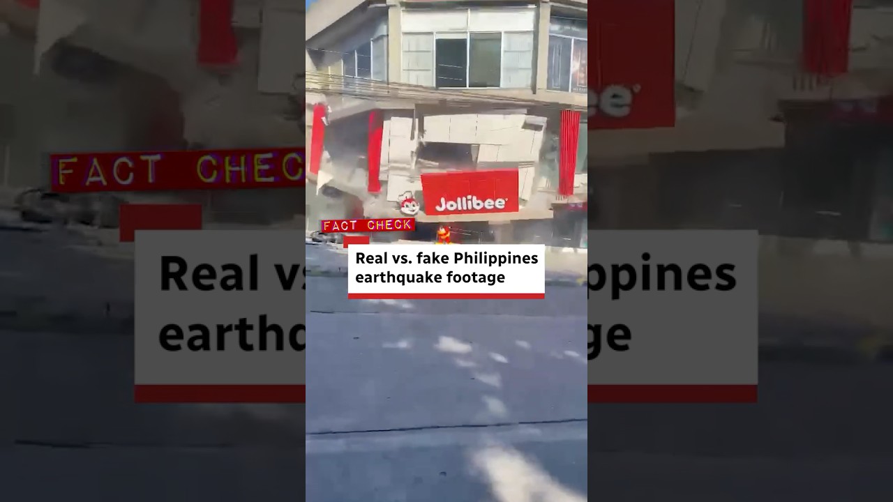 Fact check: Real vs. fake Philippines earthquake footage