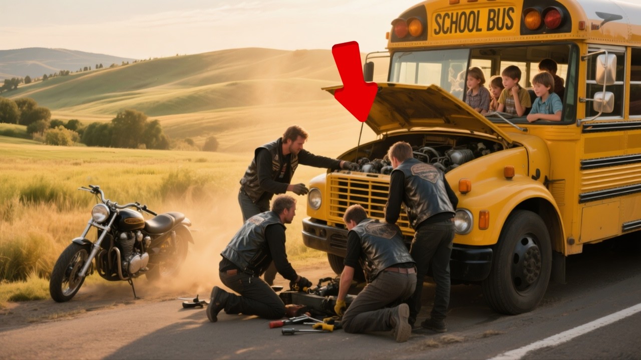 School Bus Broke Down Near a Massive Biker Rally — What They Did Next Stunned the Parents