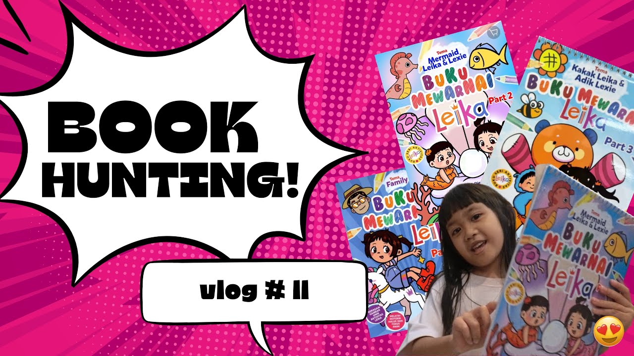 AUTO HAPPY SEMUA DIBELI! YURA BORONG BUKU MEWARNAI LEIKA 🎨😱 #YURAZIDANVLOG