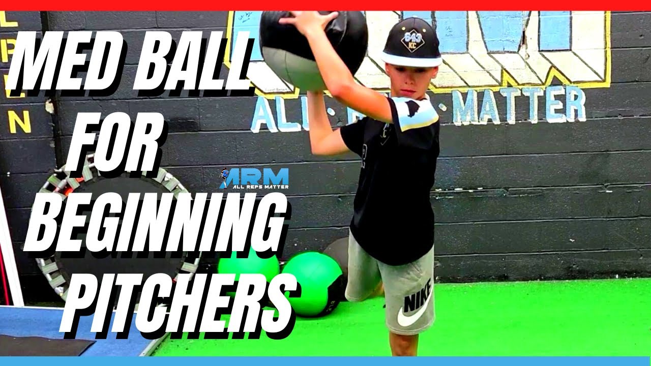 Youth Baseball Pitching Med Ball Drills 9 - 14