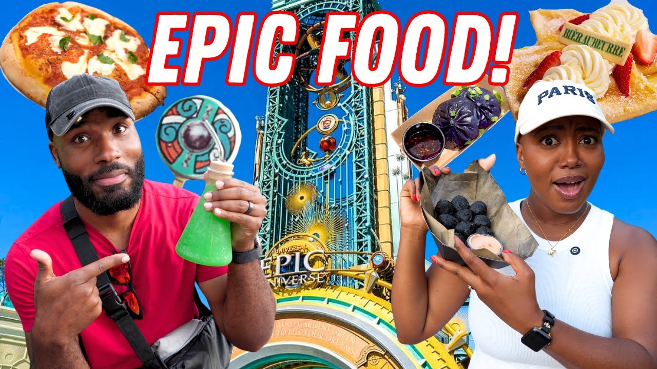 $100 EPIC UNIVERSE FOOD CHALLENGE! (we failed)