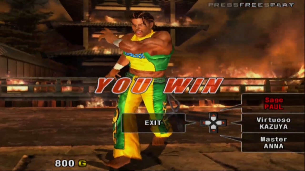 Tekken 5 - Eddy Gordo - Arcade Mode - HD - 60 FPS - Master - Tekken Lord