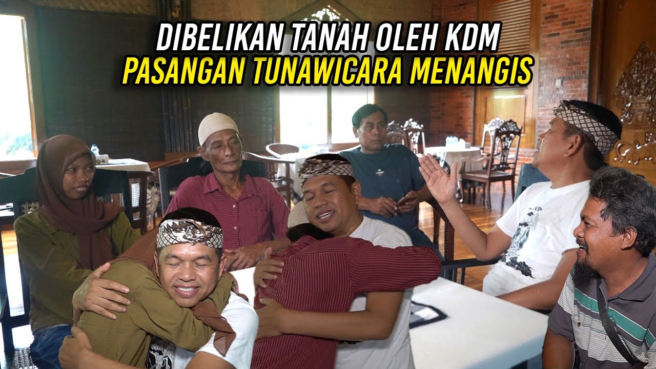 PASANGAN TUNNAWICARA ASAL INDRAMAYU MENANGIS SAAT DIBELIKAN TANAH OLEH KDM