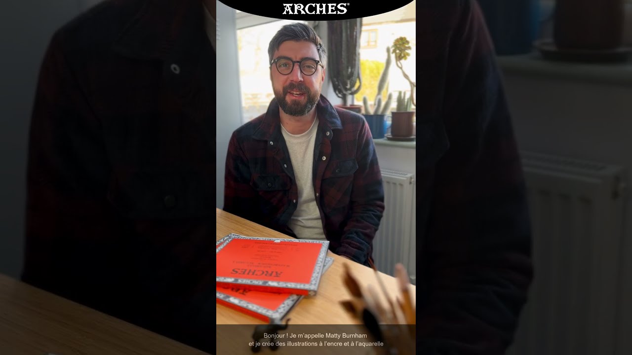 ARCHES® RESIDENT ARTIST'S EXPERIENCE Matty Burnham #watercolor #watercolorpainting #art #mixmediaart