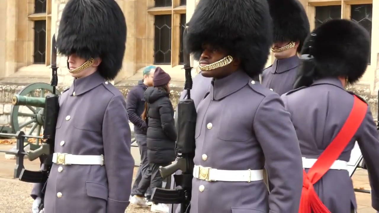 F Company Scots Guards. Tower of London
