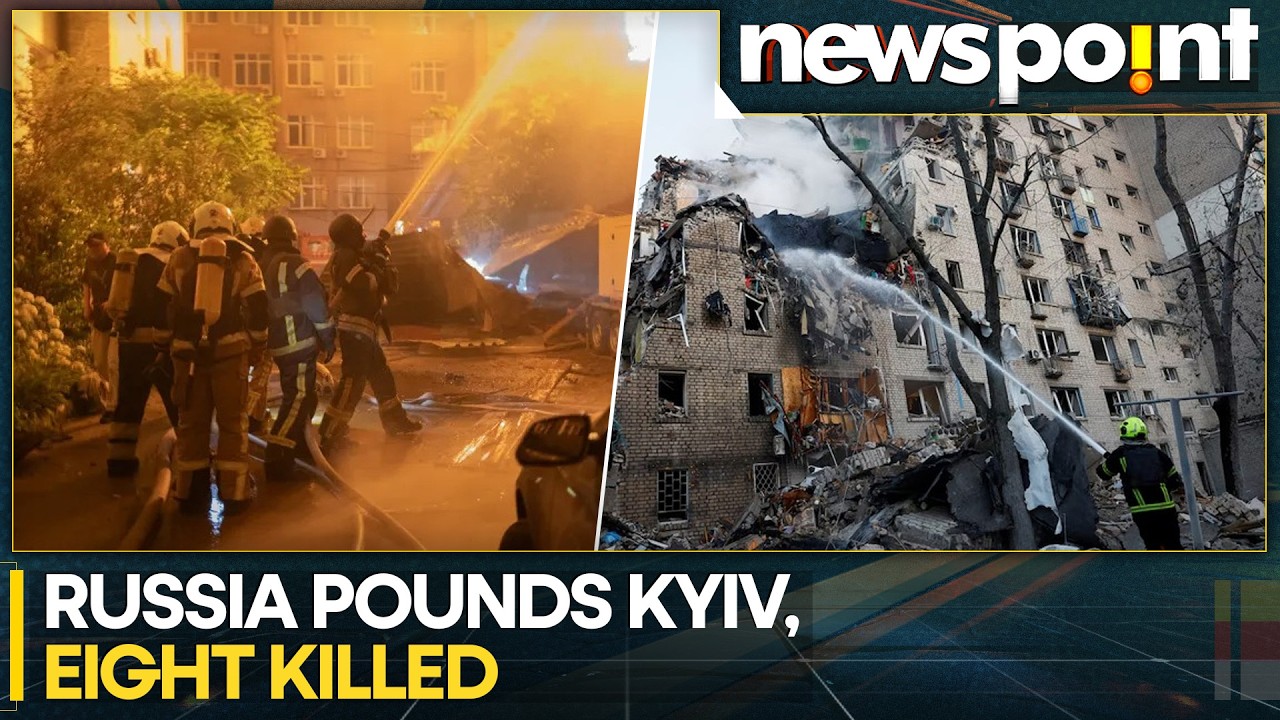 Russia-Ukraine War: Russia Launches 'Massive Strike' on Kyiv, At Least Eight Killed | WION Newspoint