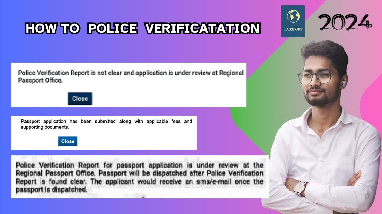 police verification not clear application under review at regional passport office 2024