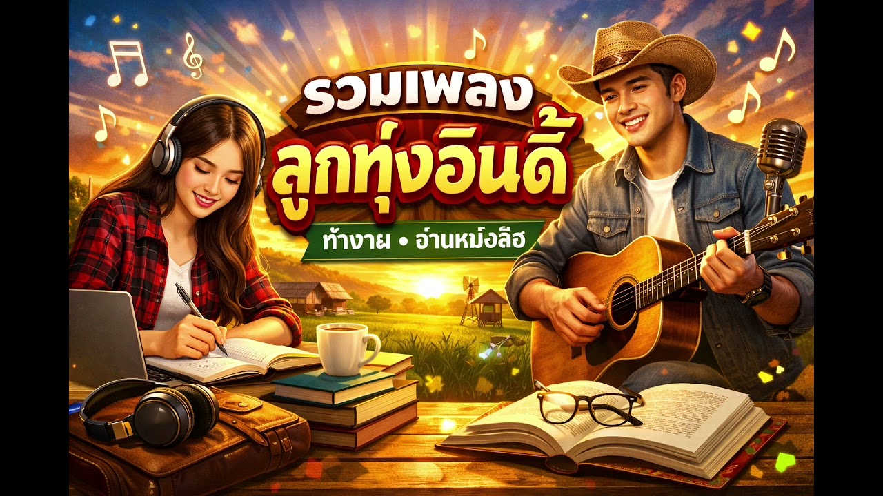 EP. 78 รวมเพลงลูกทุ่งอินดี้ |ทำงาน|อ่านหนังสือ -MStudioMusic