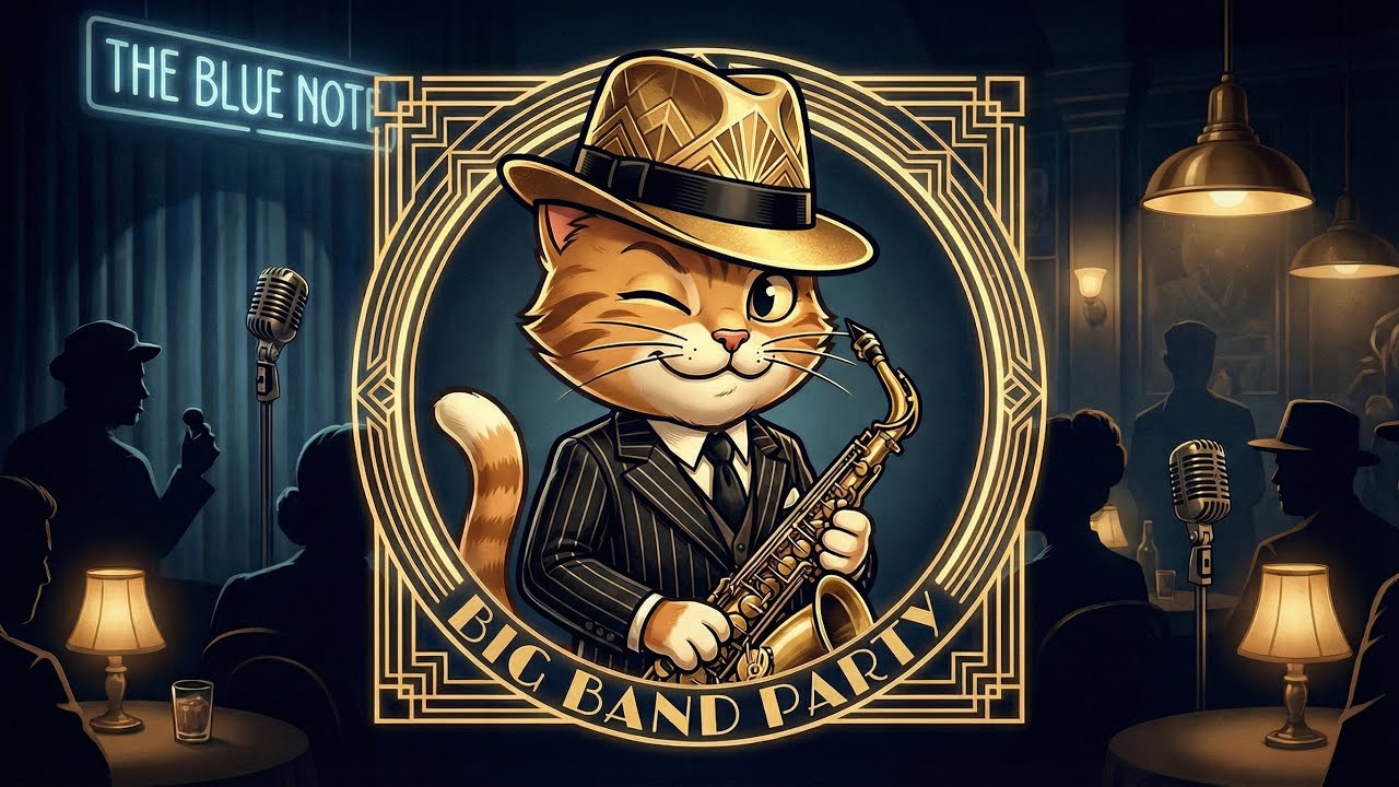 Jazz Cat Radio - Vintage Jazz Cat’s Big Band Party