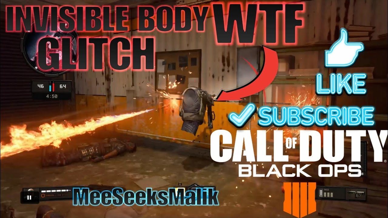 COD BLACK OPS 4 Invisible Body Glitch Huge Issue In Bo4