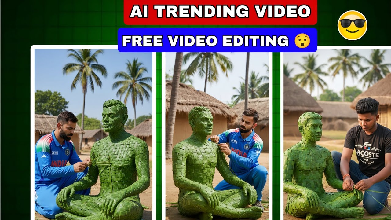 Trending COCONUT LEAF AI Video Editing Tutorial | Ai Video Editing | Ai Video Kaise Banaye